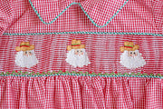 Ruth and Ralph - Cowboy Santa Smocked Henry Bubble