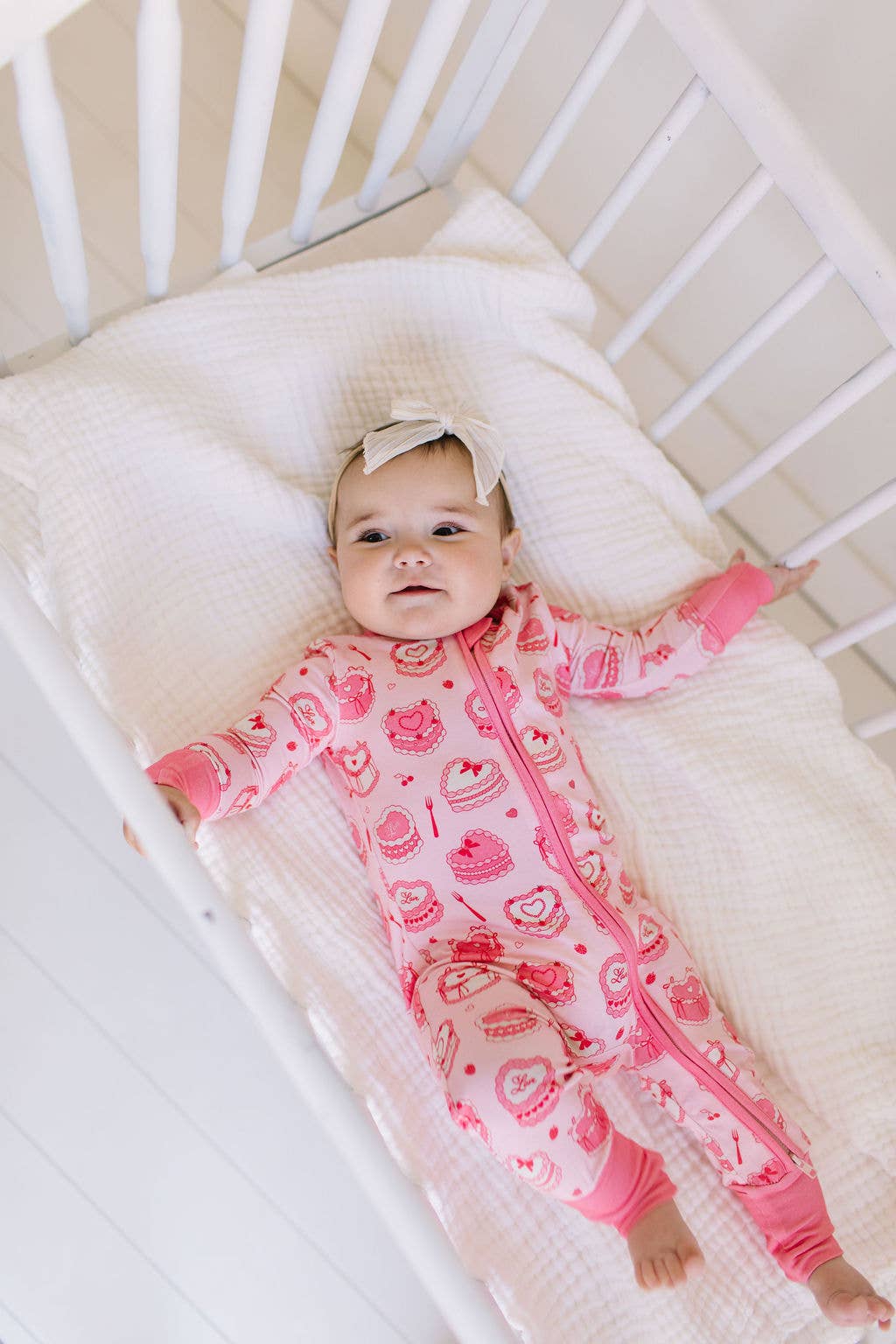 Ollie Jay - Zippy Bamboo Baby PJ in Eat Your Heart Out