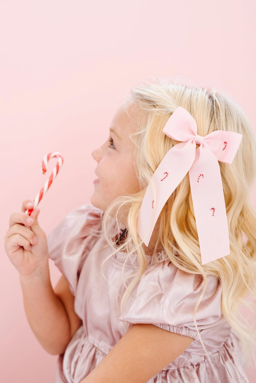 Candy Cane Village Bow