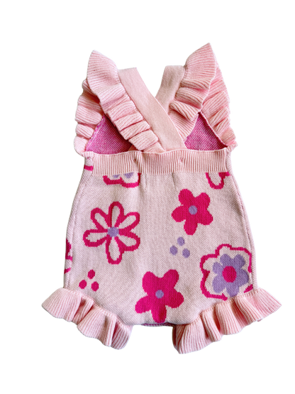 Luna + Luca - Wildflower Dreams Romper - Powder Pink