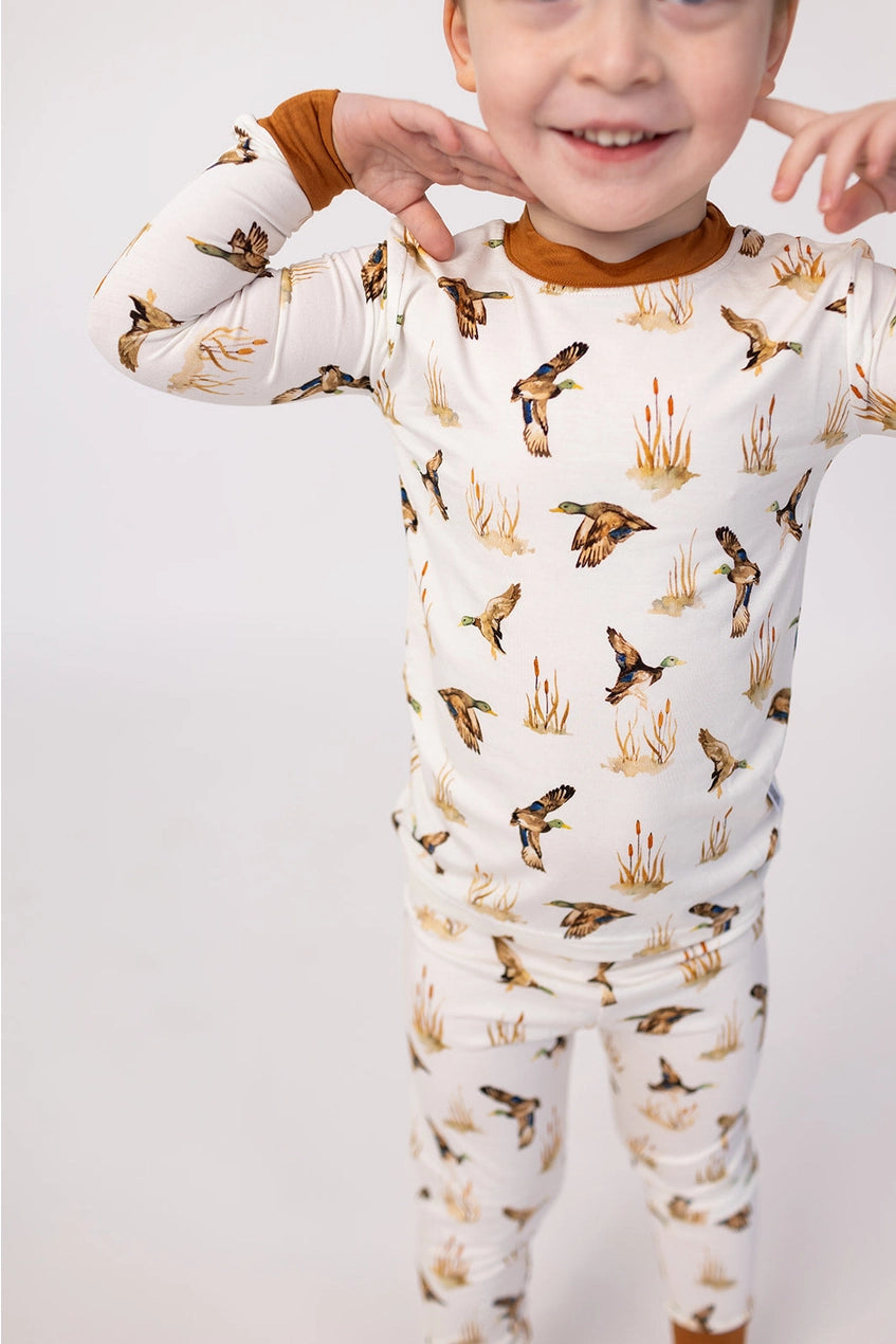 Ducks 2 Piece Bamboo Pajama Set