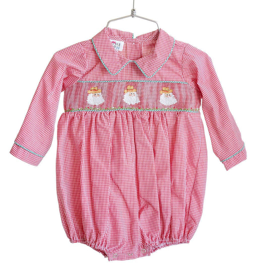 Ruth and Ralph - Cowboy Santa Smocked Henry Bubble