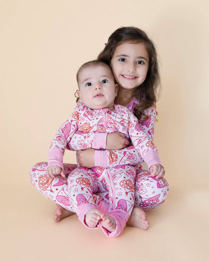 Lucky Panda Kids - Bamboo Two Piece Set | Cowgirl
