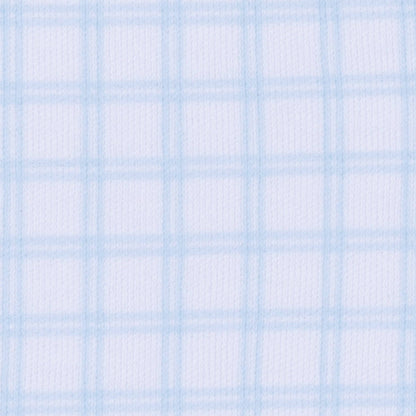 Magnolia Baby - Peek-A-Boo Wishes Gathered Gown - Light Blue