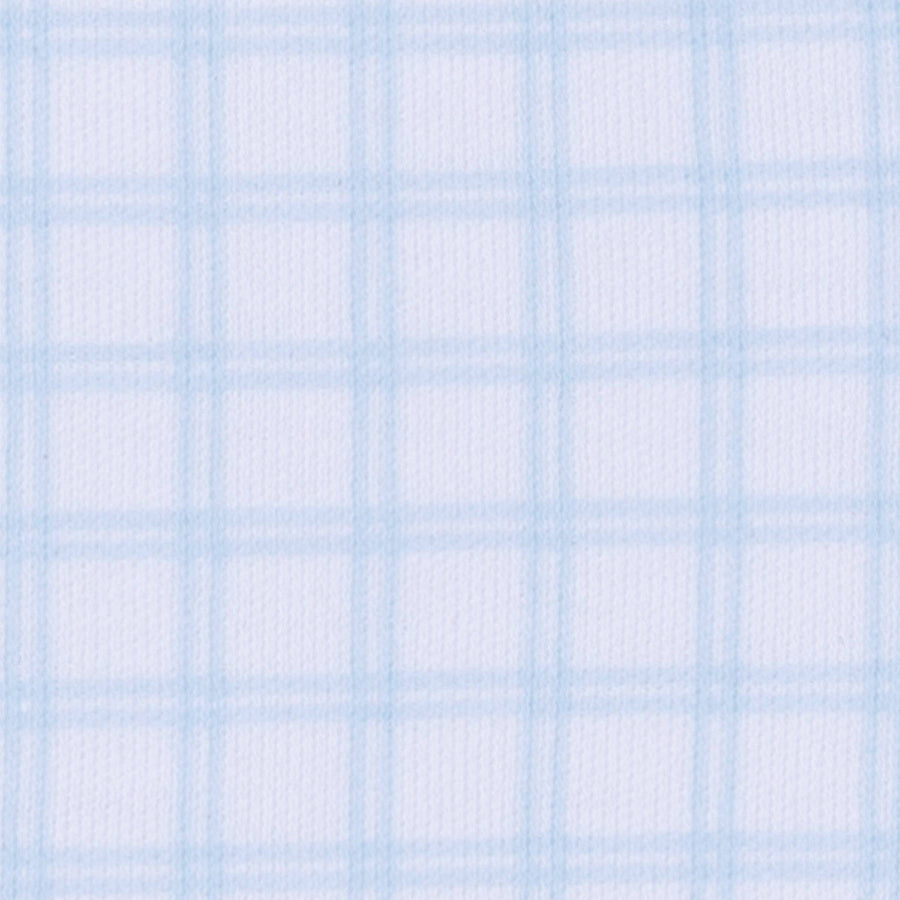 Magnolia Baby - Peek-A-Boo Wishes Gathered Gown - Light Blue