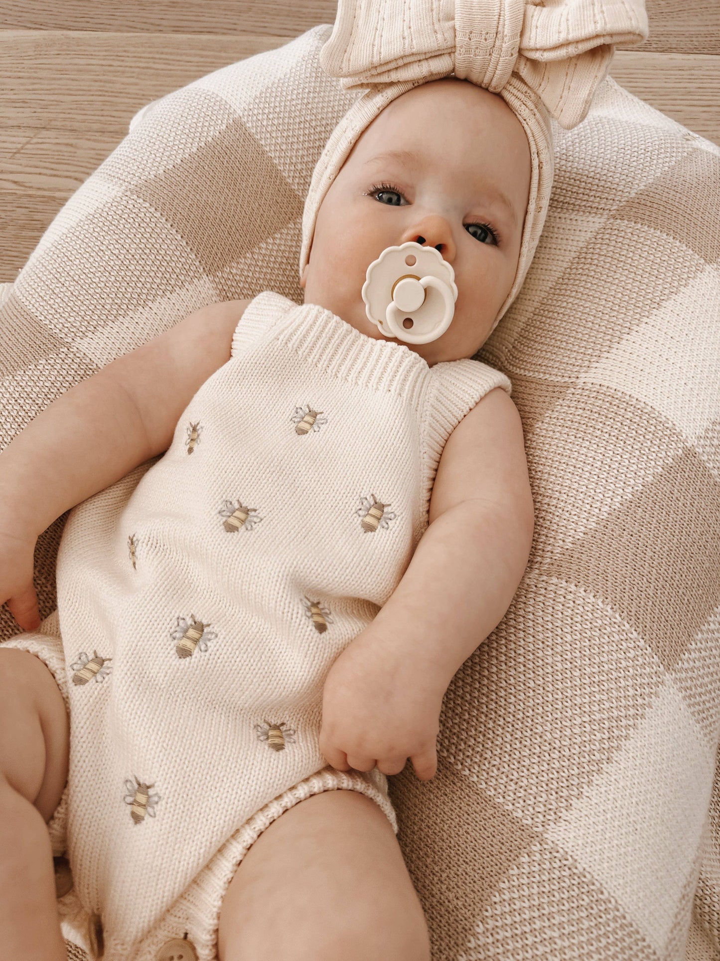 Luna + Luca - Busy Bee Romper