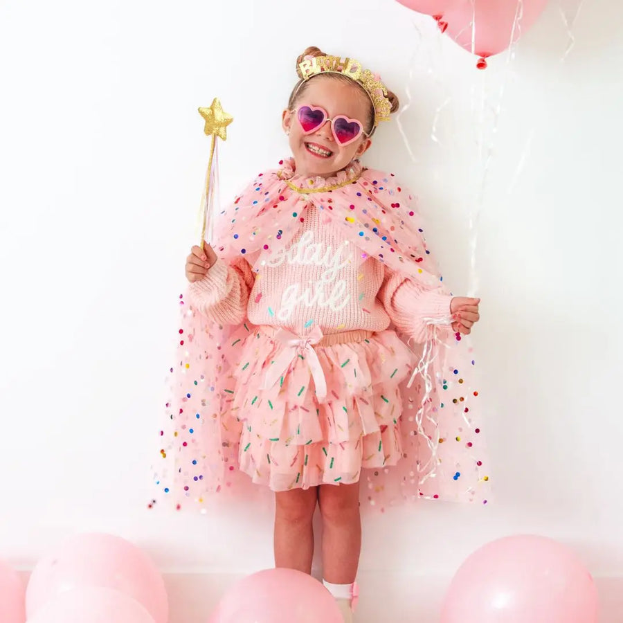 Sweet Wink - Birthday Girl Sprinkle Tiered Tutu