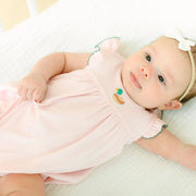 Magnolia Baby - Mini Mallard Embroidered Bubble - Pink