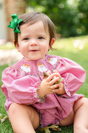 Ruth and Ralph - Cowboy Santa Smocked Birdie Bubble