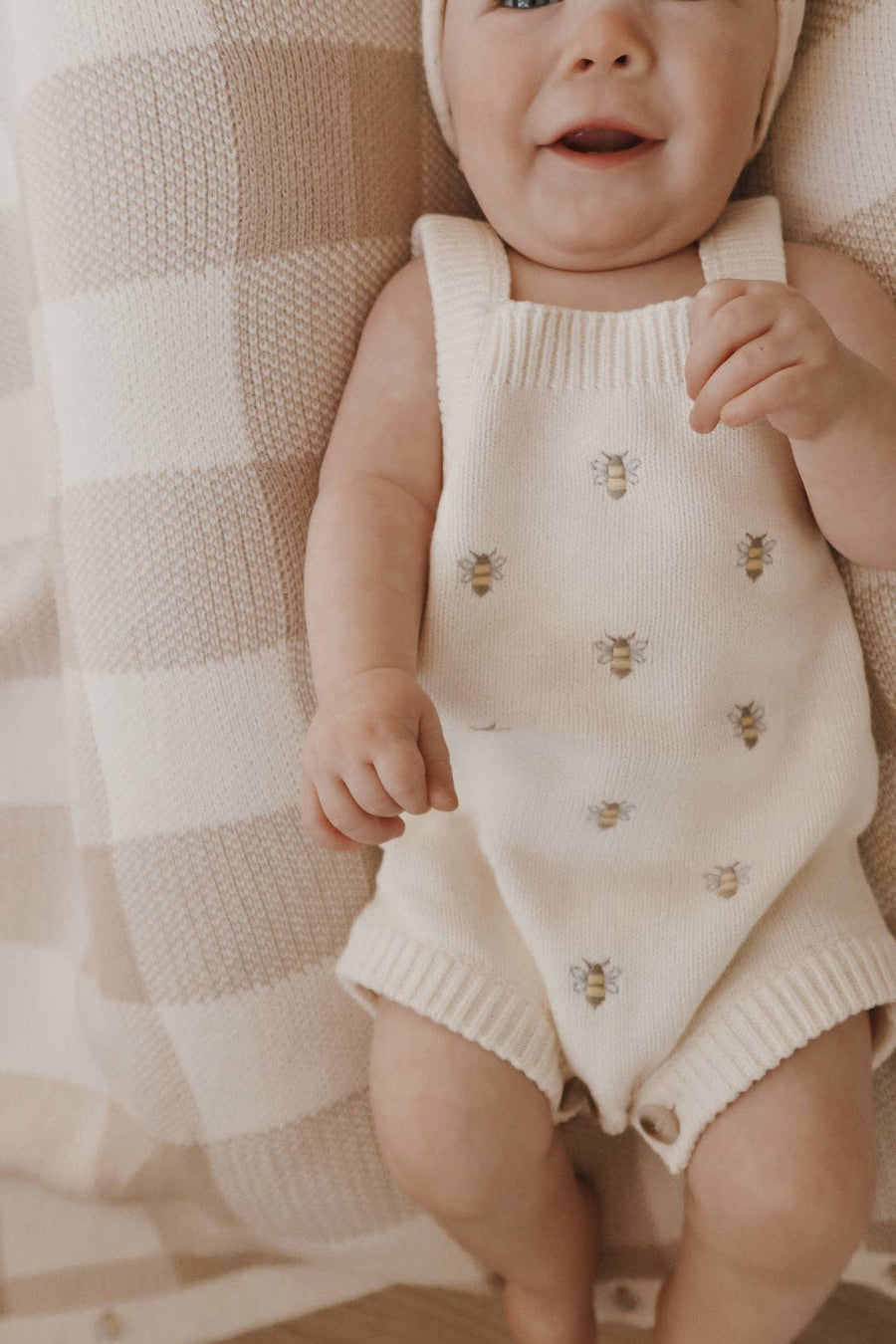 Luna + Luca - Busy Bee Romper