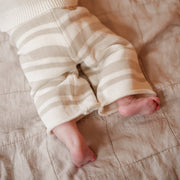 Atlas Grey - Organic Knit Wideleg Pant