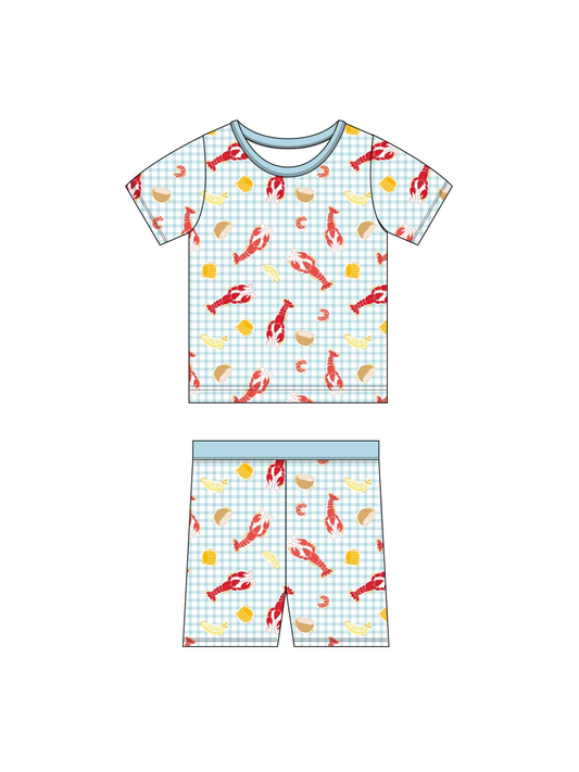 Toast + Jams - Crawfish Short Set