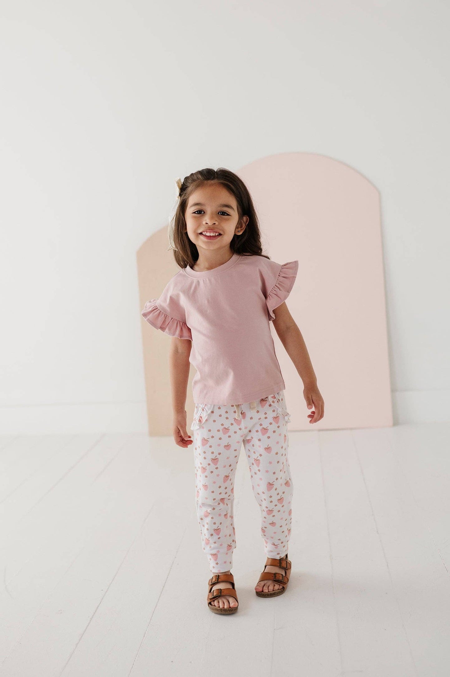 babysprouts clothing company - Babysprouts Girl's Ruffle Sleeve Top
