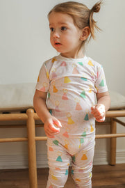 Southern Slumber - Pink Birthday Print 2 Piece Bamboo Pajama Set