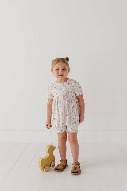 babysprouts clothing company - Chicken Girl's Babydoll Set
