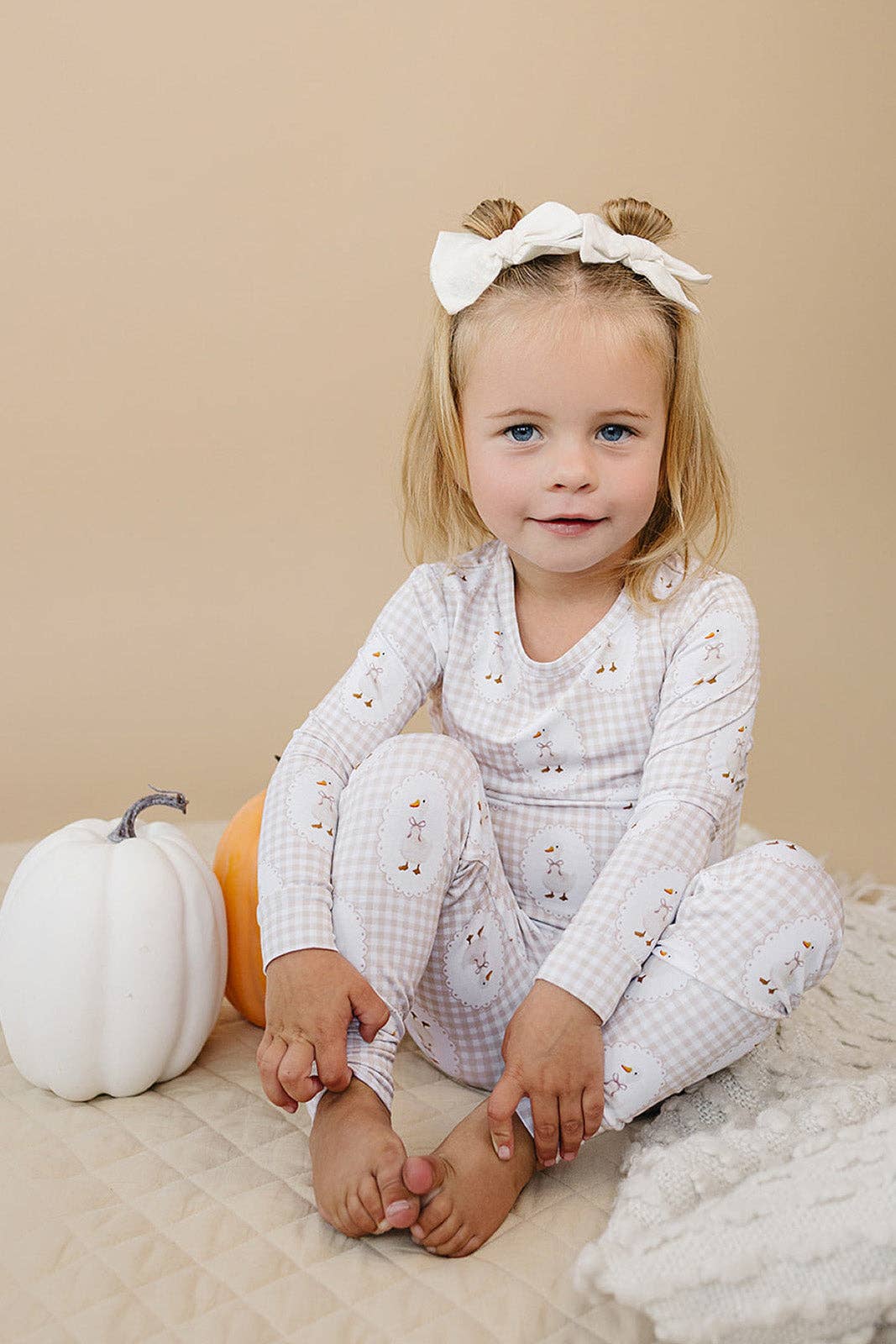 Lucky Panda Kids - Bamboo Two Piece Set | Gingham & Goose