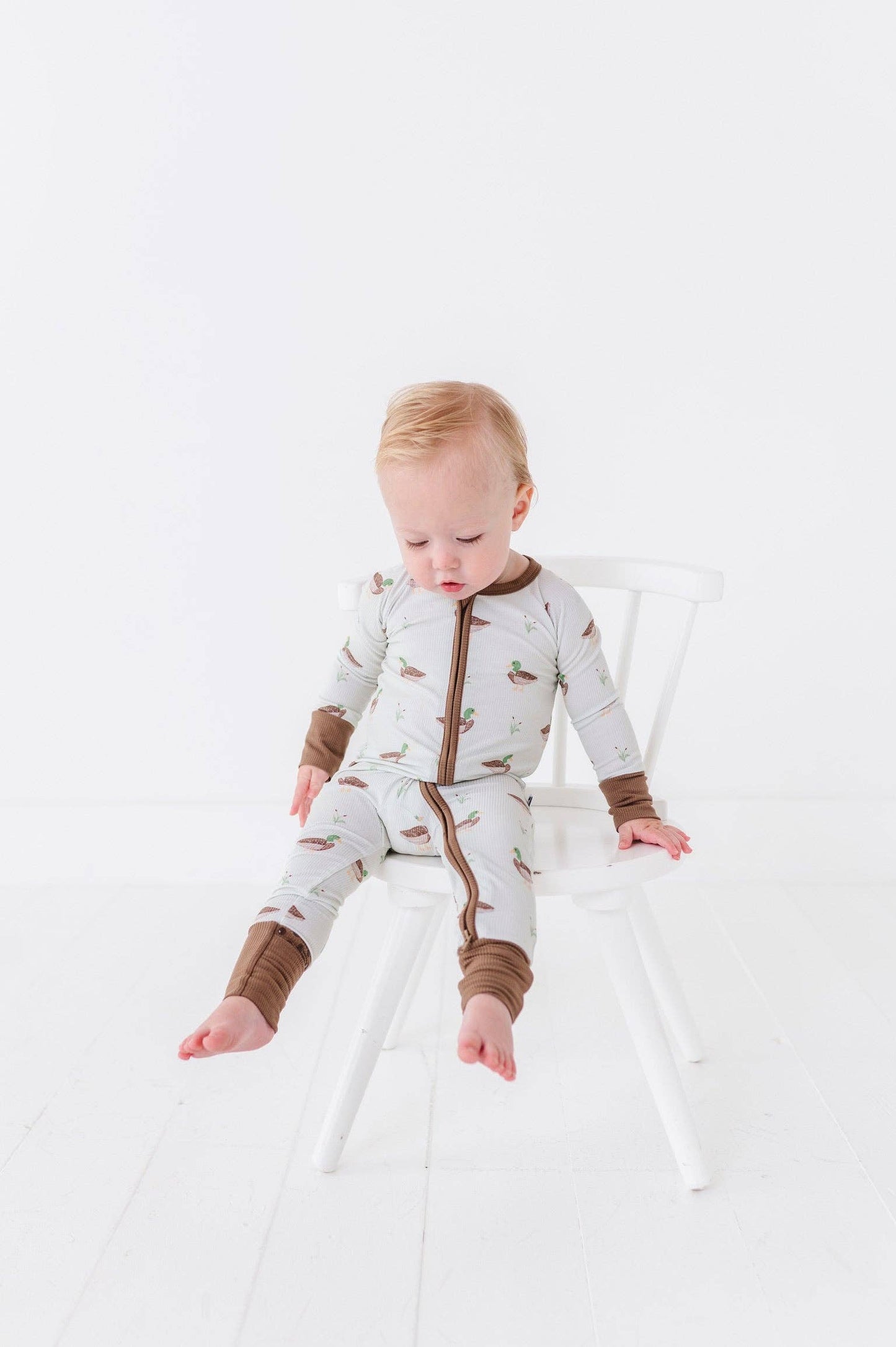 Kiki + Lulu - Duck, Duck Cute Ribbed Convertible Footies