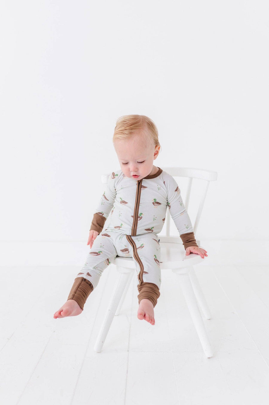 Kiki + Lulu - Duck, Duck Cute Ribbed Convertible Footies