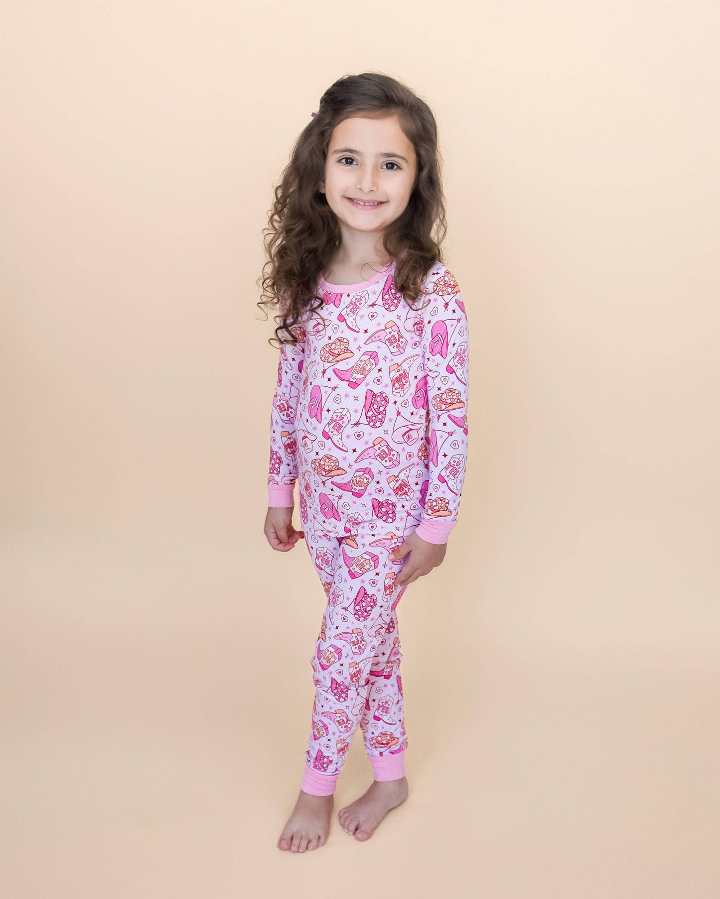 Lucky Panda Kids - Bamboo Two Piece Set | Cowgirl