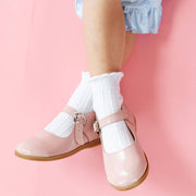 Little Stocking Co. - White Frill Midi Socks