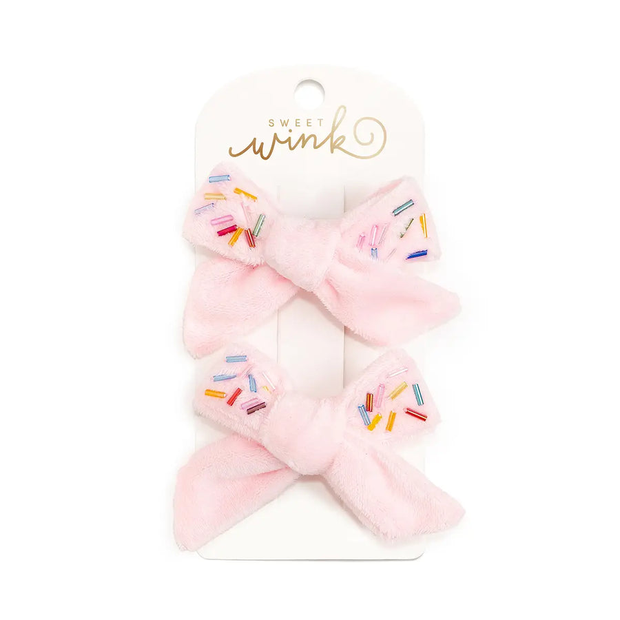 Sweet Wink - Sprinkle Bow Clip Set