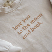 Atlas Grey - Love You To The Moon And Back - Organic Longsleeve