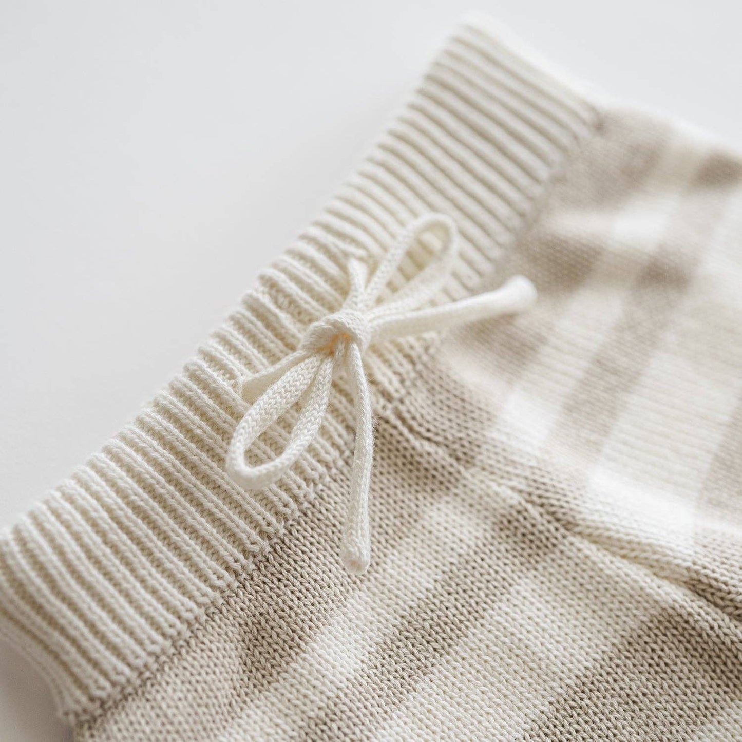 Atlas Grey - Organic Knit Wideleg Pant