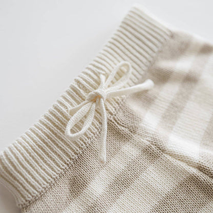 Atlas Grey - Organic Knit Wideleg Pant