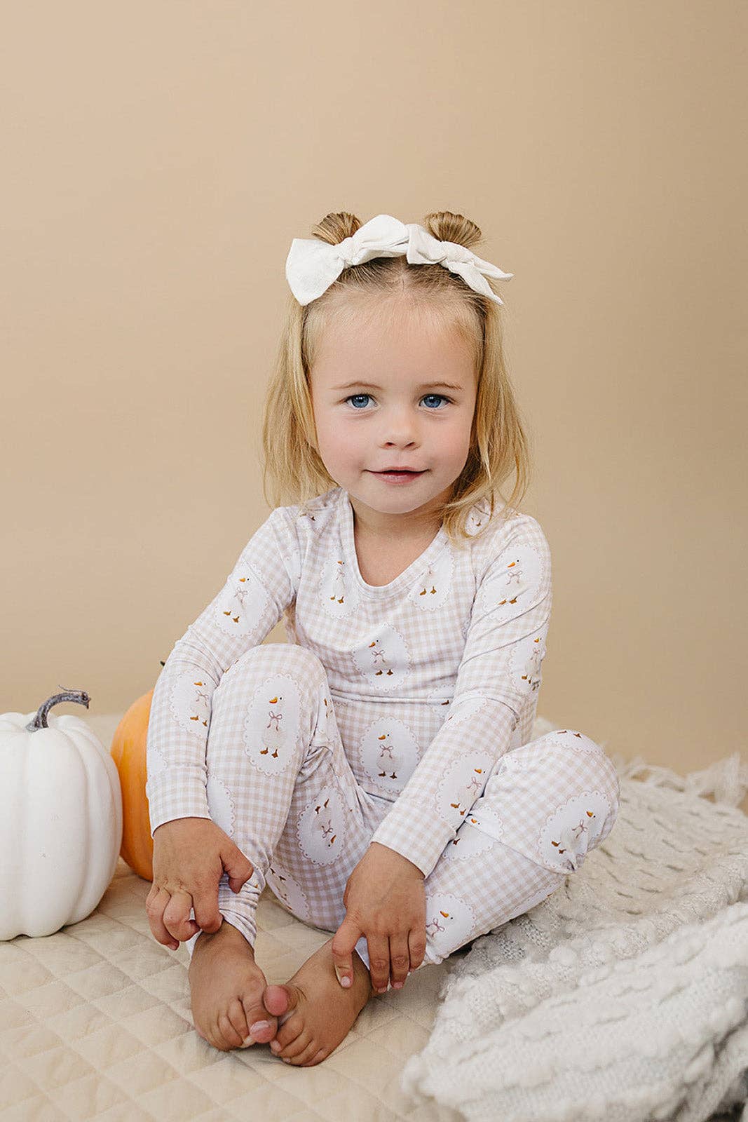 Lucky Panda Kids - Bamboo Two Piece Set | Gingham & Goose