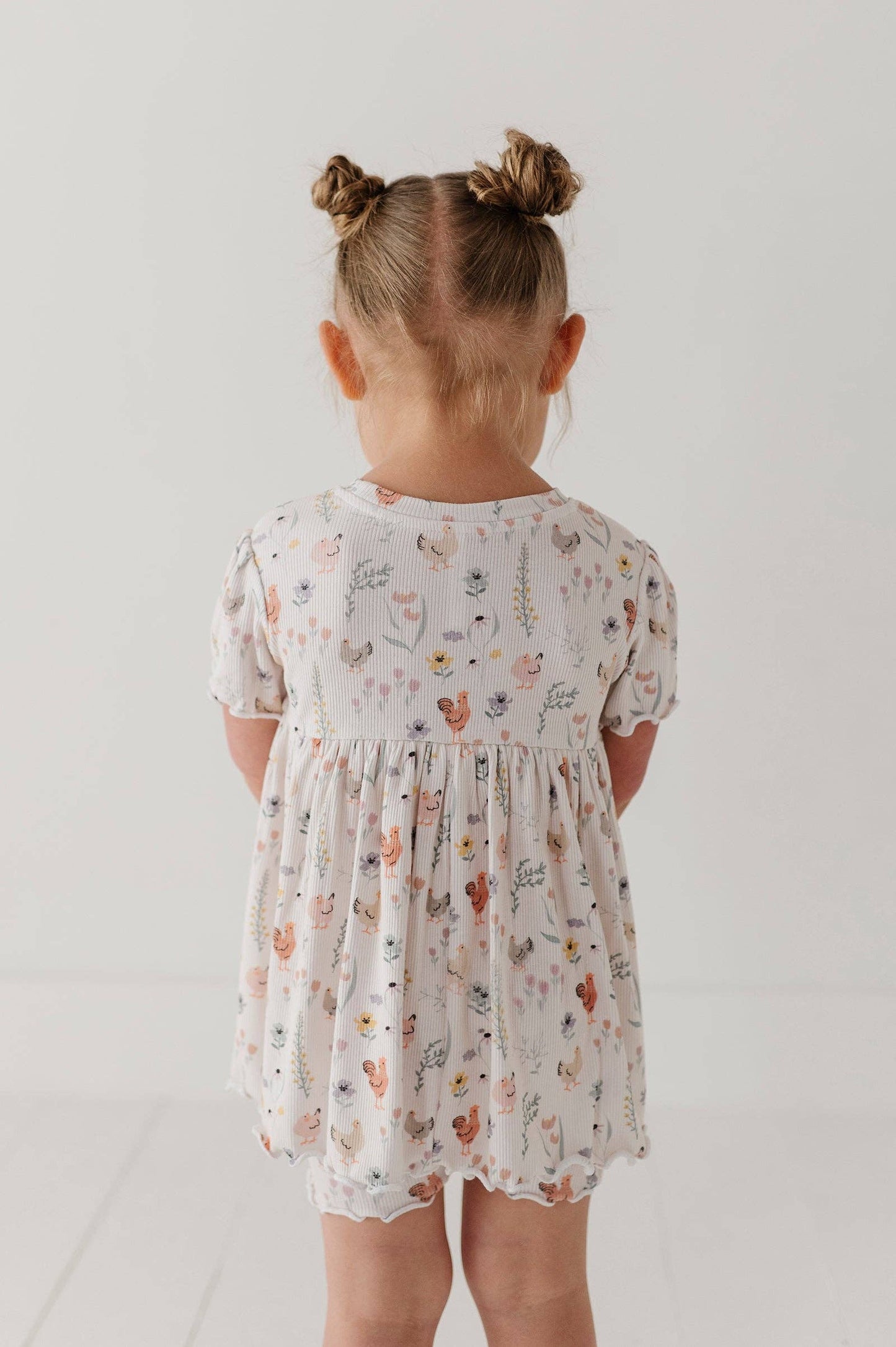 babysprouts clothing company - Chicken Girl's Babydoll Set