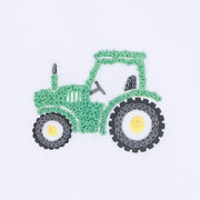 Magnolia Baby - Lil' Green Tractor Embroidered Bubble