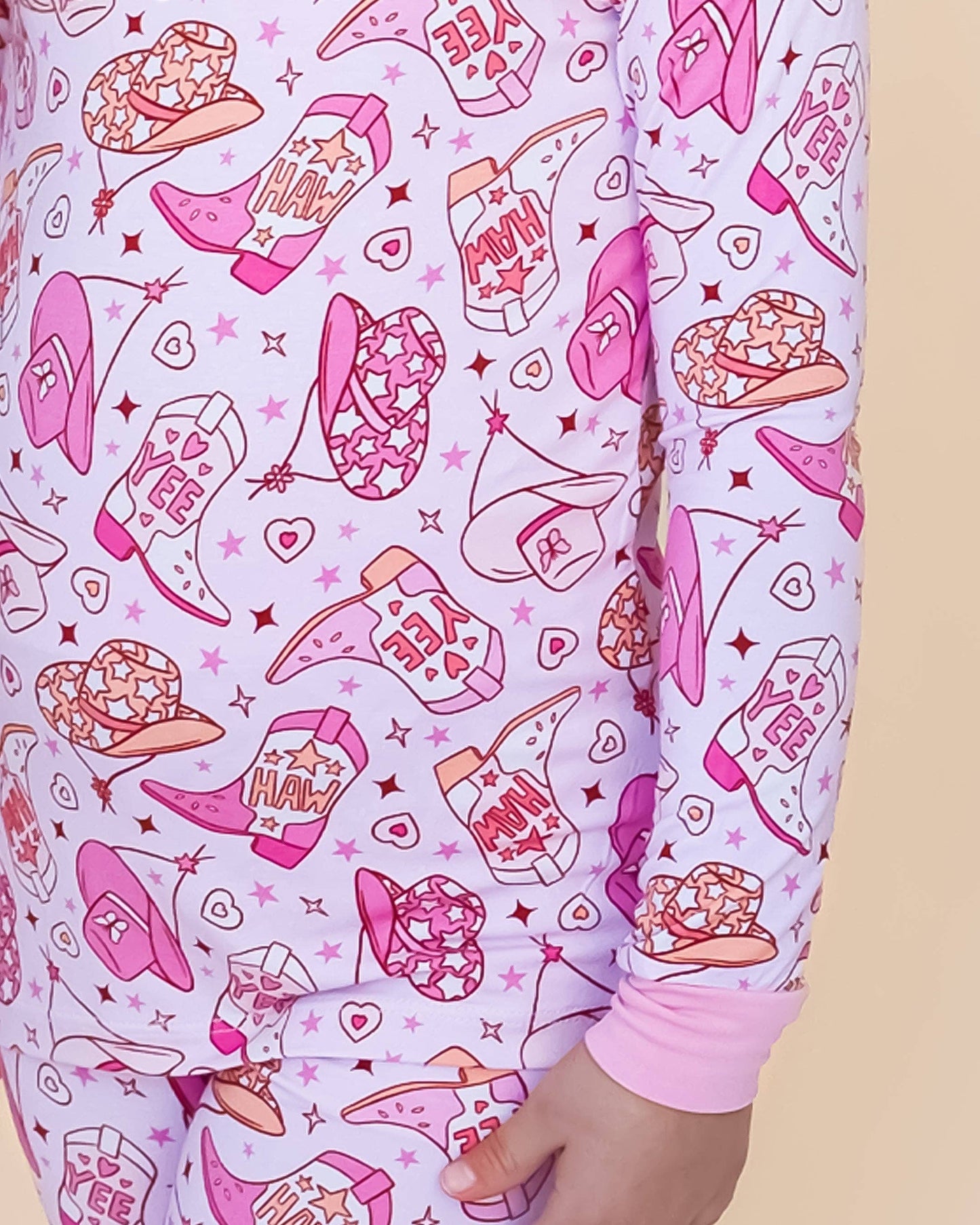 Lucky Panda Kids - Bamboo Two Piece Set | Cowgirl