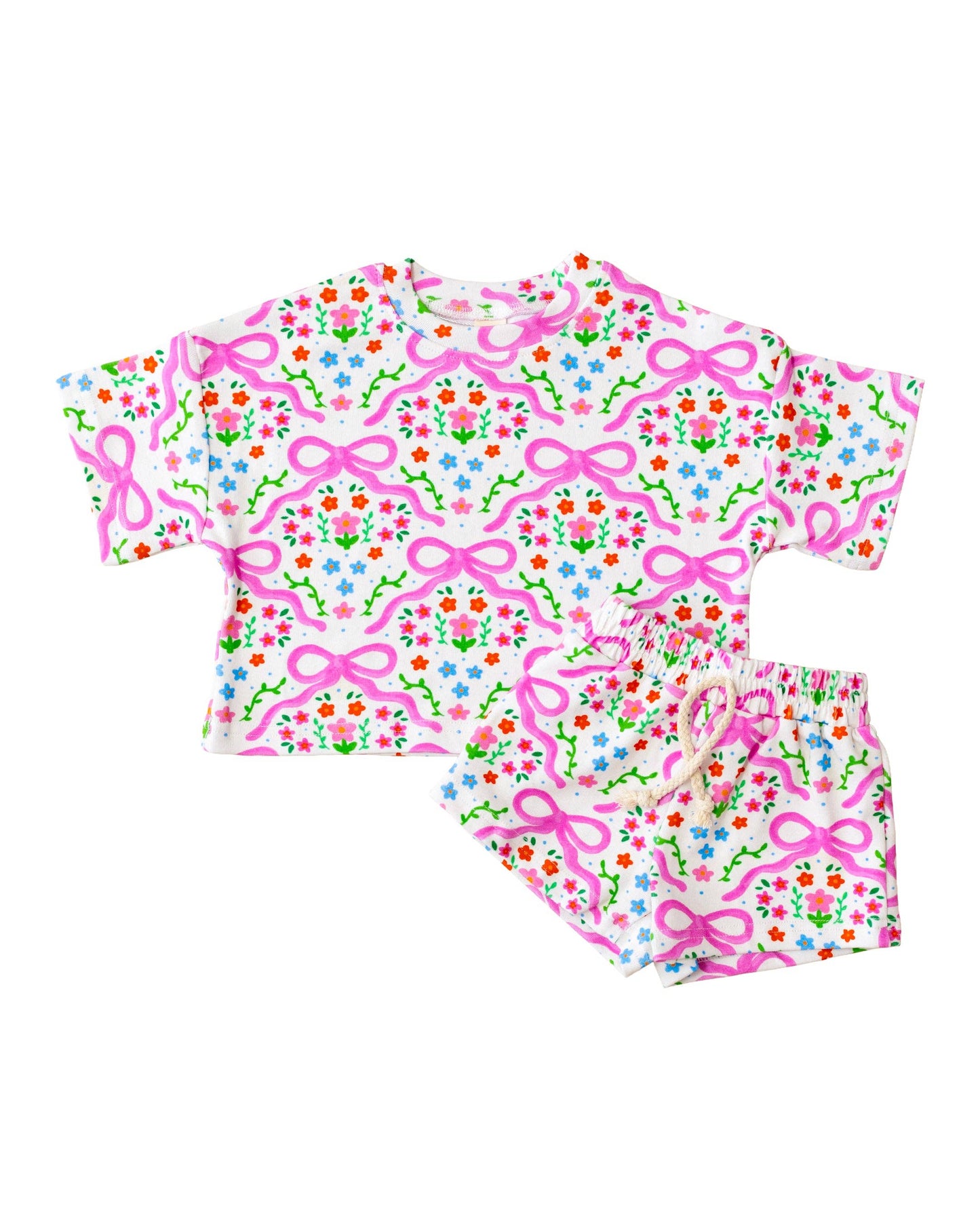 Lucky Panda Kids - Shorts Set | Coquette Garden