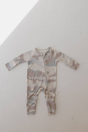Forever French Baby - Bamboo Zip Pajamas | Camo