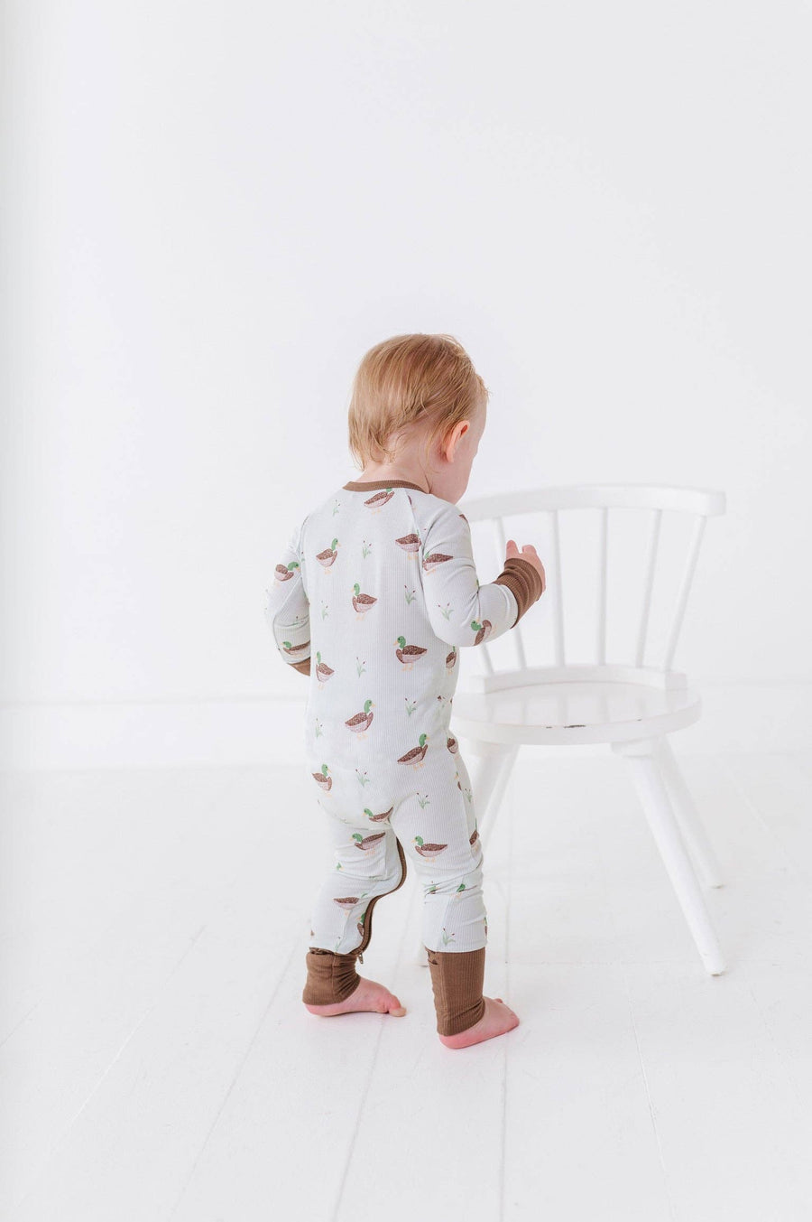 Kiki + Lulu - Duck, Duck Cute Ribbed Convertible Footies