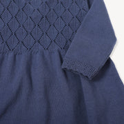 Viverano Organics - Milan Pointelle Sweater Knit Baby dress (Organic Cotton)