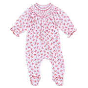 Magnolia Baby - Scarlett Bows Bishop Footie