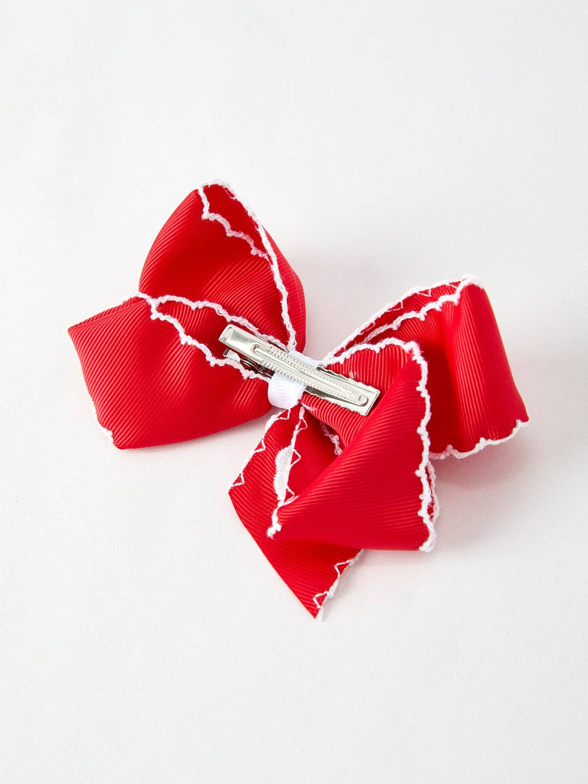 Rylee Faith Designs - Winter Christmas Santa Hair Clip 4.3inch