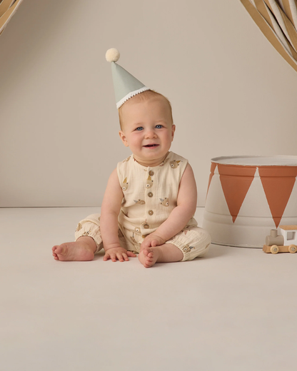 Quincy Mae - Woven Jumpsuit Party Bears