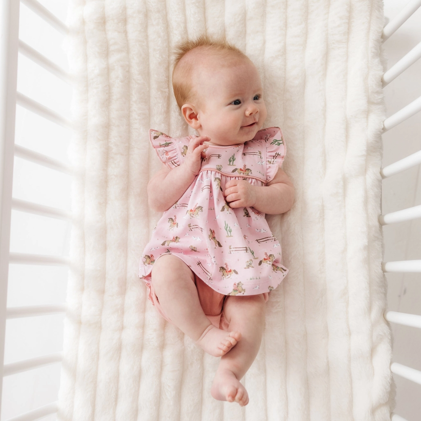 Magnolia Baby - Little Wranglers Ruffle Diaper Cover Set