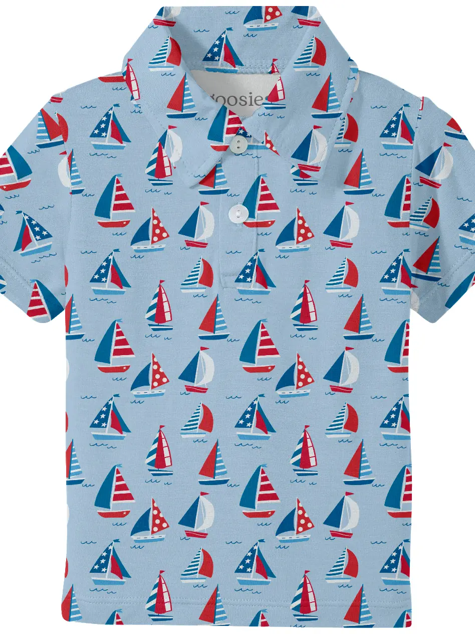 Goosies - Short Sleeve Polo Sail Away