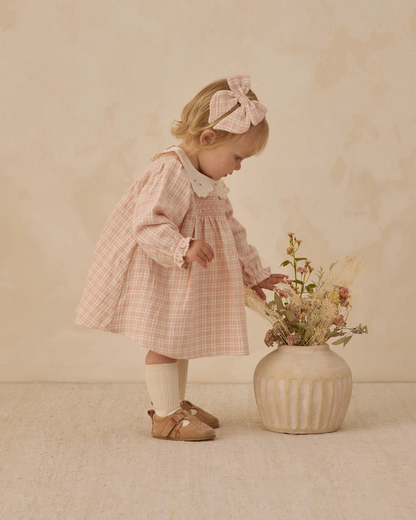 Quincy Mae -Callie Dress Pink Plaid