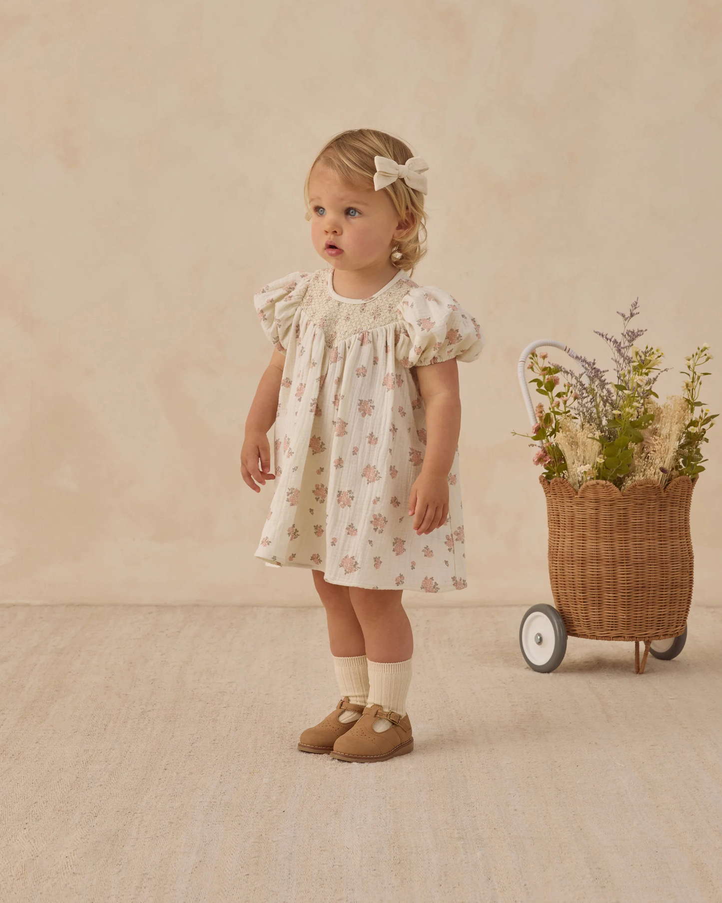 Quincy Mae - Carina Dress Garden Rose