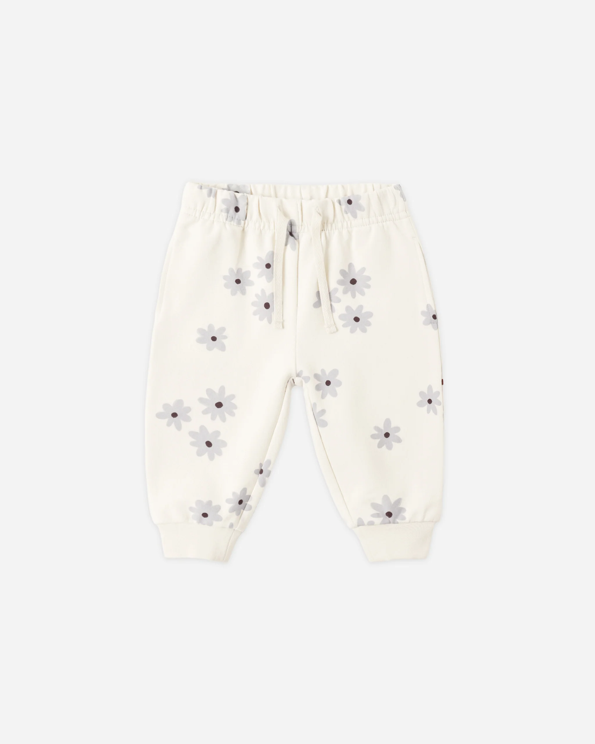 Quincy Mae - Relaxed Fleece Sweatpants Blue Daisy