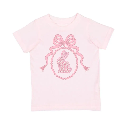 Sweet Wink - Bunny Locket Pearl Patch T-Shirt