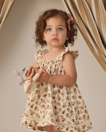Quincy Mae - Ruffle Tank Dress Bloom