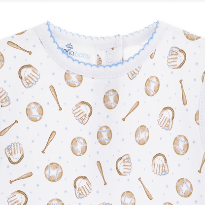 Magnolia Baby - Lil' Sluggers Short Playsuit