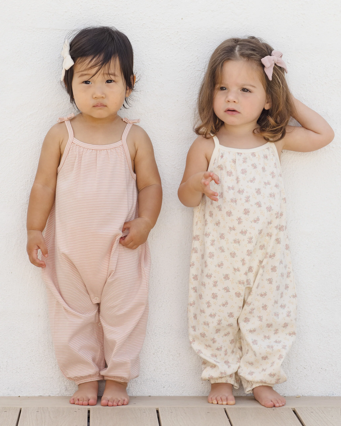 Quincy Mae - Smocked Jumpsuit Flower Field