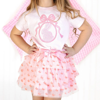 Sweet Wink - Bunny Locket Pearl Patch T-Shirt