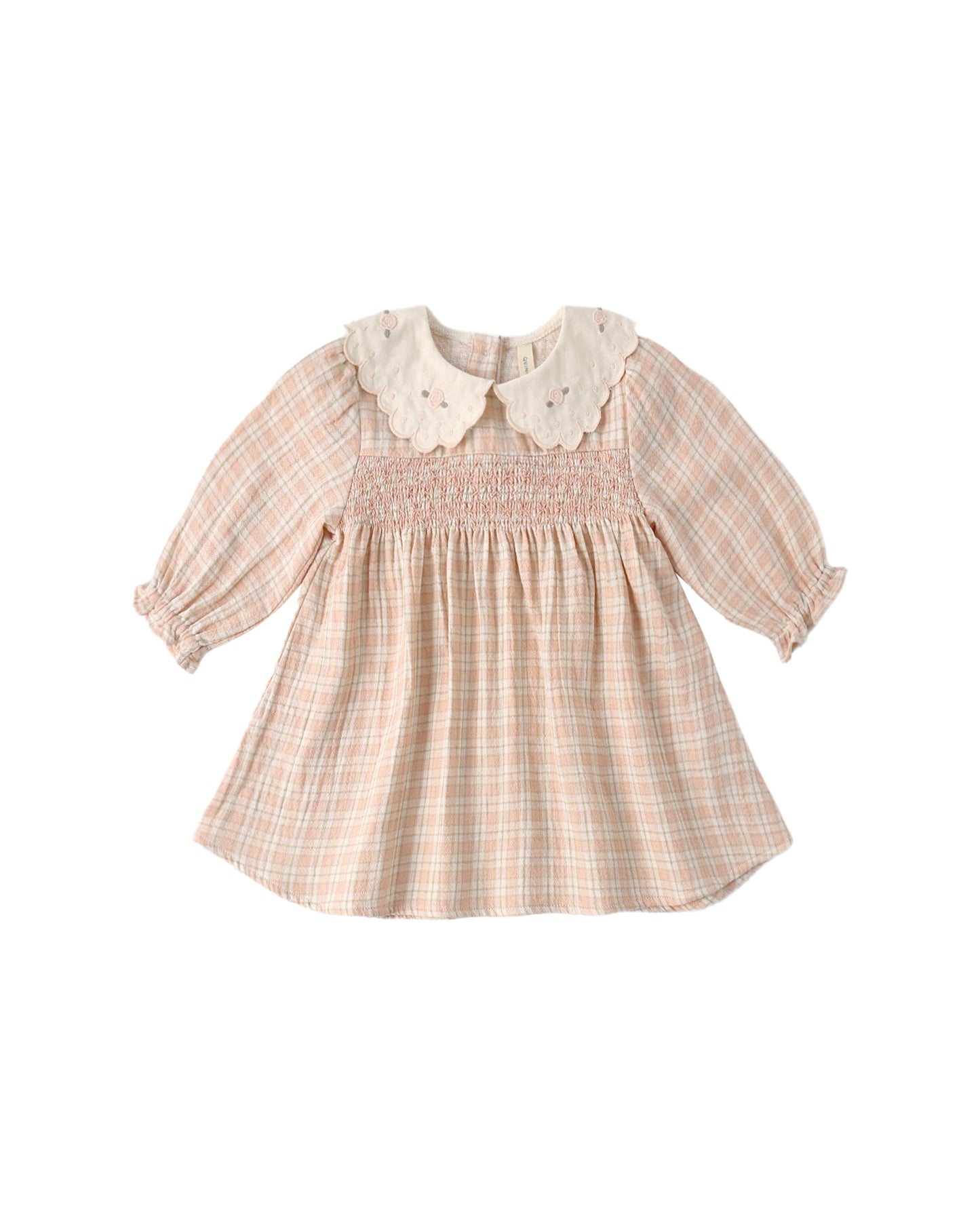 Quincy Mae -Callie Dress Pink Plaid